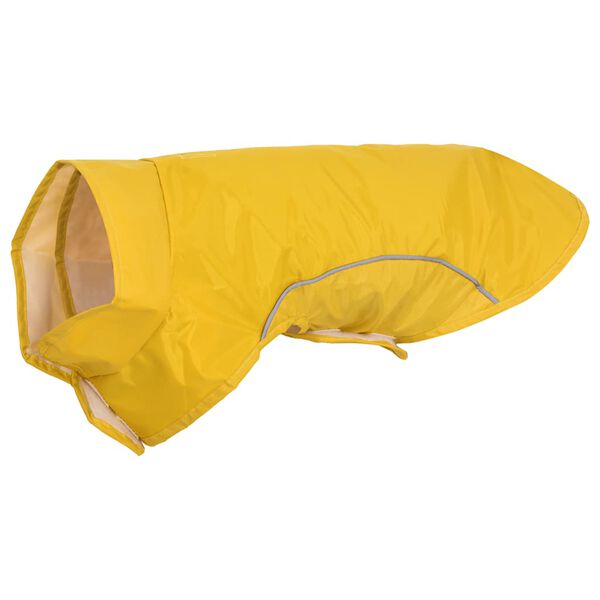 vidaXL Dog Raincoat Yellow Polyester XS Water-resistant materials
