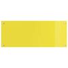 vidaXL Kitchen Backsplash 2 pcs Yellow 39.37 x 15.75 in Tempered Glass