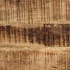 vidaXL Highboard Natural wood grain Solid rough mango wood and iron