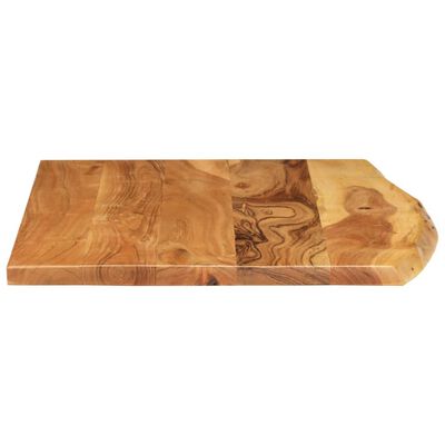vidaXL Bathroom Vanity Top Solid Acacia Wood 31.5"x20.5"x1"
