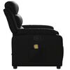 vidaXL Massage Recliner Chair Black Faux leather, Metal, Plywood Standard