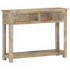vidaXL Console Table 39.4"x11.8"x29.9" Solid Mango Wood