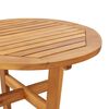 vidaXL Garden Bar Table Natural Brown Solid Acacia wood Standard Durable