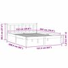 vidaXL Bed Frame Natural 59.84 x 79.92 in Solid Pine Wood