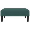vidaXL Sofa Set Dark Green Velvet (100% polyester), wood, plastic Compact