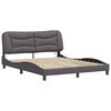 vidaXL Bed Frame Gray