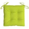 vidaXL Chair Cushion Set of 2 Bright Green Oxford fabric (100% polyester)