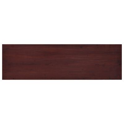 vidaXL TV Stand Classical Brown 39.4"x11.8"x17.7" Solid Mahogany Wood