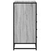vidaXL Drawer Cabinet Gray Sonoma Engineered wood, metal Medium