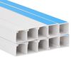vidaXL Cable Trunking Self-Adhesive 1.2"x0.6" 32.8' PVC