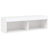 vidaXL 4 Piece TV Wall Units with LED White Engineered Wood