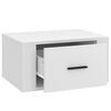 vidaXL Wall-mounted Bedside Cabinet Set of 2 White Engineered wood