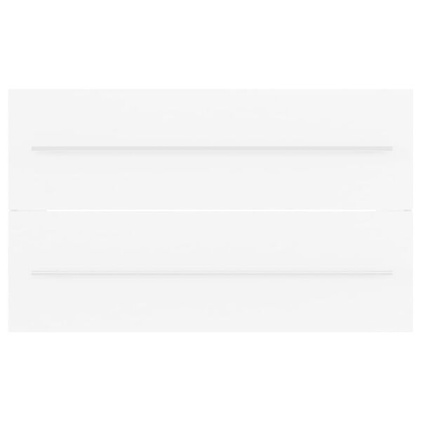 vidaXL Sink Cabinet With Basin White Engineered wood, Ceramic Medium