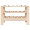 vidaXL Wine Rack 24.2x11.8x16.5" Solid Wood Pine