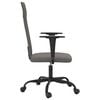 vidaXL Office Chair Dark grey Fabric (100% polyester), metal, plywood