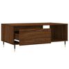 vidaXL Coffee Table Brown Oak Engineered wood, Metal Medium Coffee Table