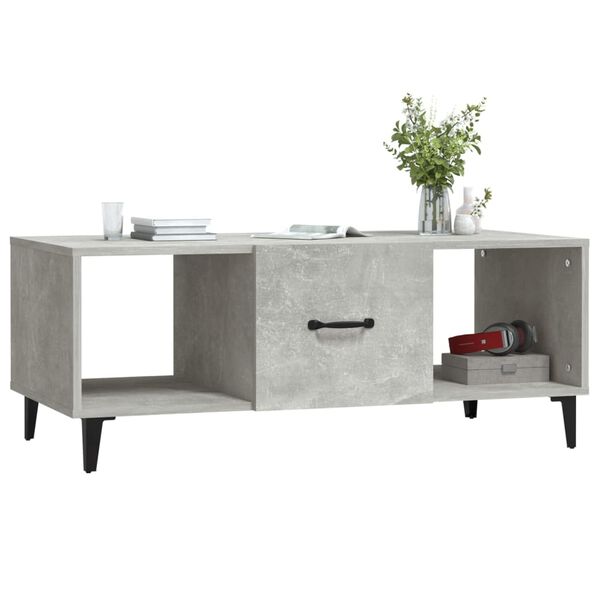 vidaXL Coffee Table Concrete Grey Engineered Wood Coffee Table
