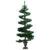 vidaXL Swirl Christmas Tree Green PVC Medium Swirl Christmas Tree