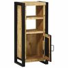 vidaXL Bathroom Cabinet Brown 15.7" x 11.8" x 35.4" Solid Mango wood
