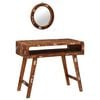 vidaXL Dressing Table Brown 90 x 76 x 45 cm Solid reclaimed wood