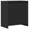 vidaXL Sideboard 3 pcs Black 70 x 41 x 75 cm Engineered wood