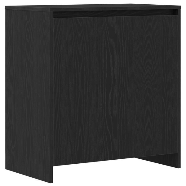 vidaXL Sideboard 3 pcs Black 70 x 41 x 75 cm Engineered wood