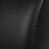 vidaXL Armchair Black 94% PVC, 4% Cotton, 2% Polyester 3-seater