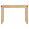 vidaXL Dining Table Honey Solid Pine Wood 44.1 in x 23.6 in x 29.5 in