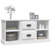 vidaXL TV Cabinet White Engineered Wood Medium TV Cabinet Rectangular