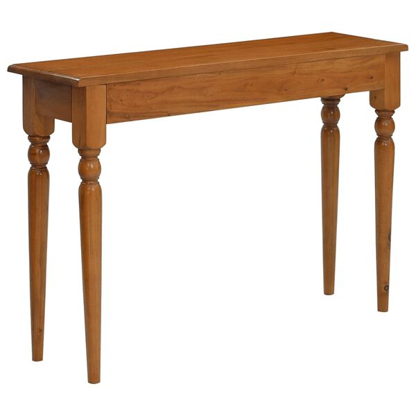 vidaXL Console Table 43.3"x11.8"x29.5" Solid Mahogany Wood