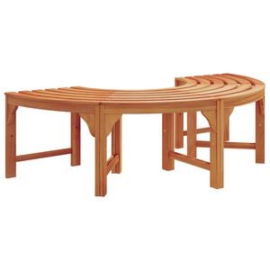 vidaXL Tree Bench Natural 160 x 80 x 45cm Solid Eucalyptus Wood