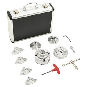 vidaXL Self-centering Wood Chuck Set for 3,75 Inch Steel