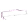 vidaXL Curtain Rail White and Silver Aluminum, Plastic