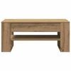 vidaXL Coffee Table Artisan Oak 40.16 x 21.65 x 17.72 in