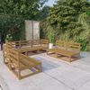 vidaXL Garden Lounge Set Honey Brown Solid pine wood Modular