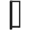 vidaXL Bar Table Leg Black Powder-coated steel Standard