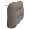 vidaXL Headboard Cushion Taupe Fabric (100% polyester) 47.2 in