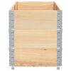 vidaXL Garden Planter Natural wood Solid pine wood, galvanized metal