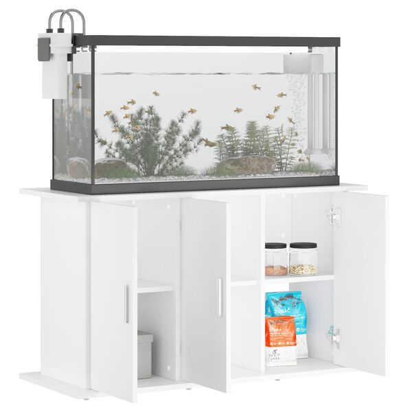 vidaXL Aquarium Stand White Engineered wood 39.8 in x 16.1 in x 22.8 in