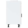 vidaXL Kitchen Base Cabinet High gloss white Engineered wood