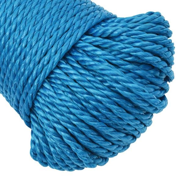 vidaXL Work Rope Blue 0.31 " 328.1 ' Polypropylene
