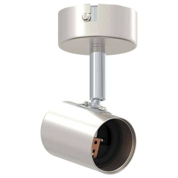 vidaXL Ceiling Spotlight Brushed Nickel 6.5 x 6 x 11.5 cm Steel