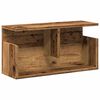 vidaXL Wall Cabinet Old Wood Engineered Wood 23.6x7.9x11.8 in