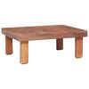 vidaXL Coffee Table Brown Solid mahogany wood Medium Durable