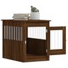 vidaXL Dog Crate Furniture Brown Oak Engineered wood, Steel Medium