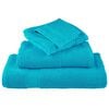 vidaXL Hand Towel Set of 10 Turquoise 100% Cotton 19.7 x 39.4 in