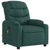 vidaXL Electric Massage Recliner Chair Dark Green