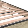 vidaXL Bed Frame Sonoma oak Engineered wood, metal, plywood Double