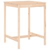 vidaXL Garden Bar Set Natural Pine Solid pine wood (untreated) Small