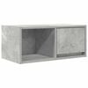 vidaXL TV Cabinet Concrete grey Engineered wood Small TV Cabinet